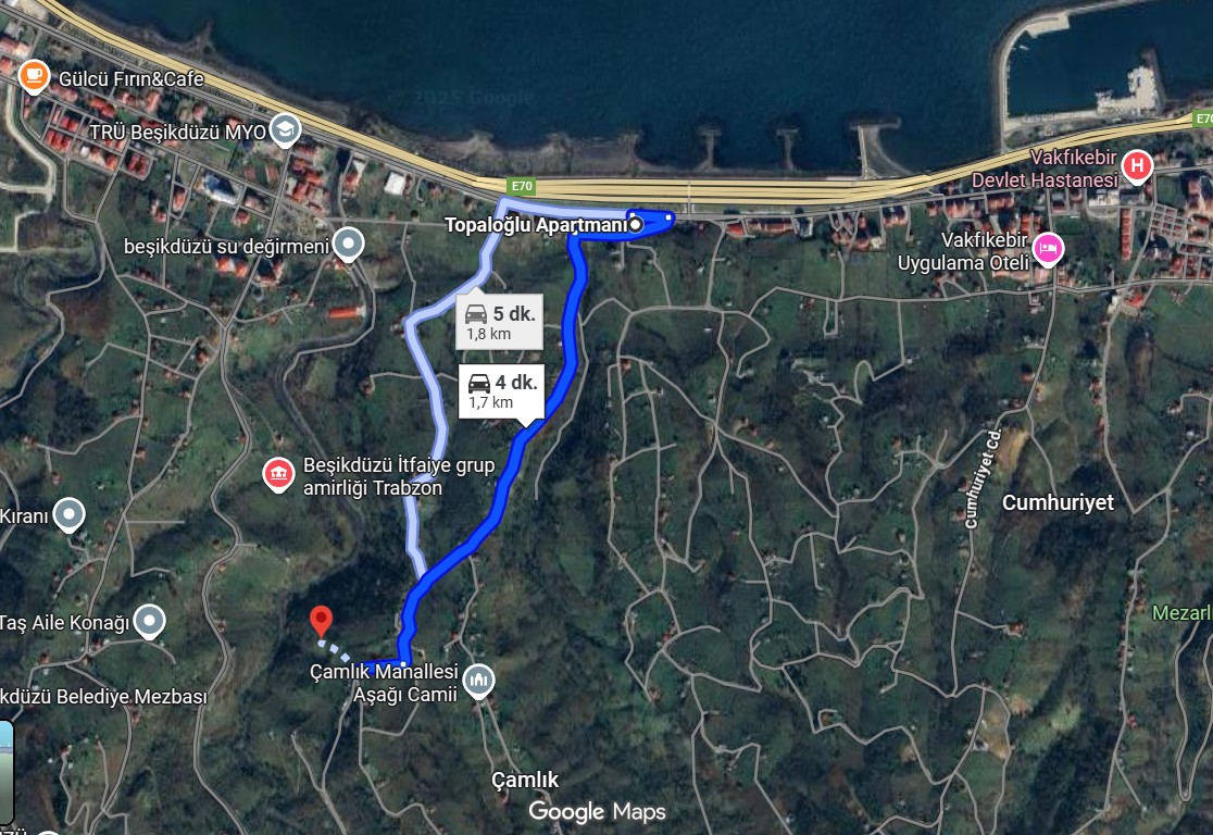 MABEL GAYRİMENKUL/VAKFIKEBİR/ ÇAMLIK MAH 15.300 m2 MÜSTAKİL ARSA